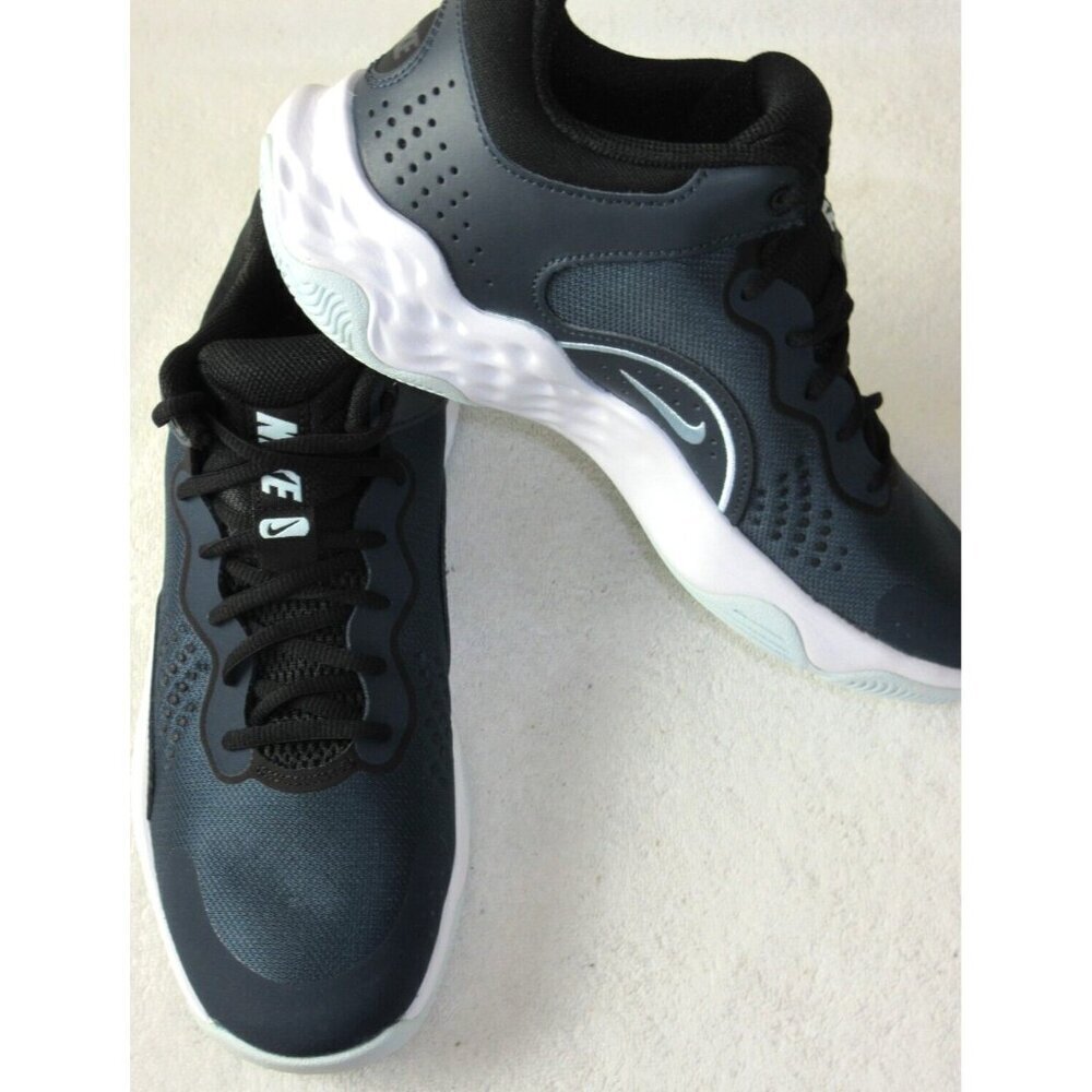 Nike Men's Fly.By Mid 3 Basketball Shoes Armory Navy Blue Black Sizes NIB - Picture 4 of 5